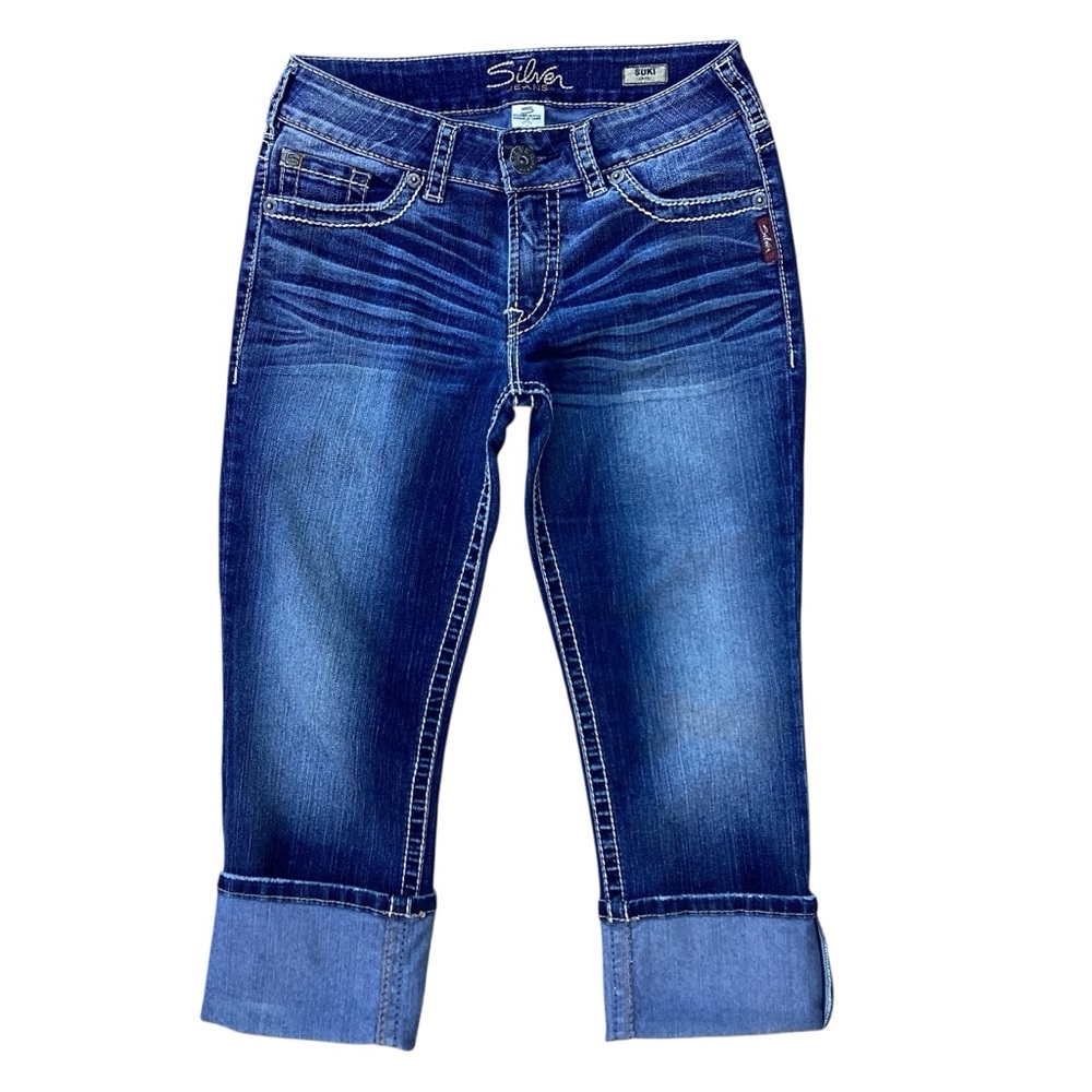 SILVER JEANS Suki Capri Jeans W29
